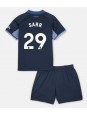 Tottenham Hotspur Pape Matar Sarr #29 Venkovní dres pro děti 2023-24 Krátký Rukáv (+ trenýrky)